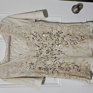 Maurices Elegant Cream Blouse